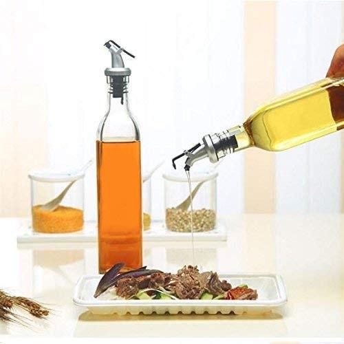 Oil Dispenser Oil Vinegar Soy Sauce Seasoning Bottle Kitchen oil pot press n pore salad dresser. Easy Oil Vinegar Dispenser, Easy Press Measure Oil Dispenser Round Shape Bottle